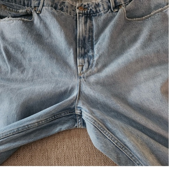 Good American 90s Duster Straight Leg Jeans - Picture 12 of 13